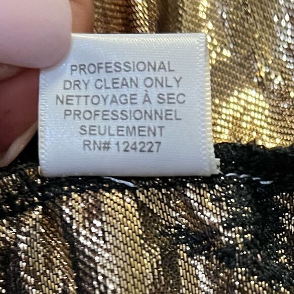 MISA Los Angeles Anetta Skirt in Rose Gold Jacquard, Size Small. NWT! - Picture 13 of 16